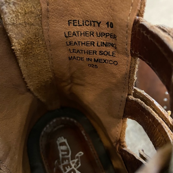 NIB Freebird Felicity Cognac size 10 - Picture 10 of 12